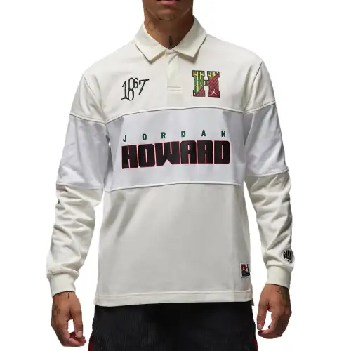JORDAN X Howard University Men's Long-Sleeve Rugby Top