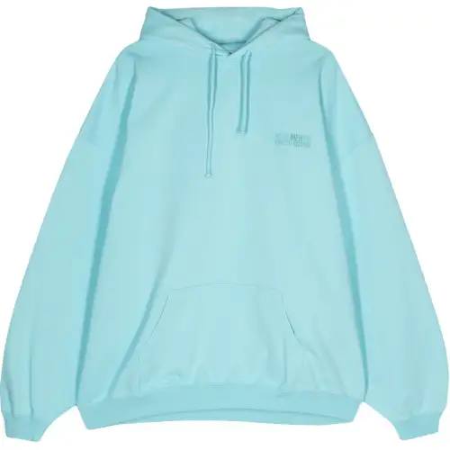 Vetements Logo Embroidered Drawstring Hoodie