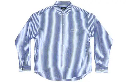 Balenciaga SS22 Shirt Loose Fit Men's Blue