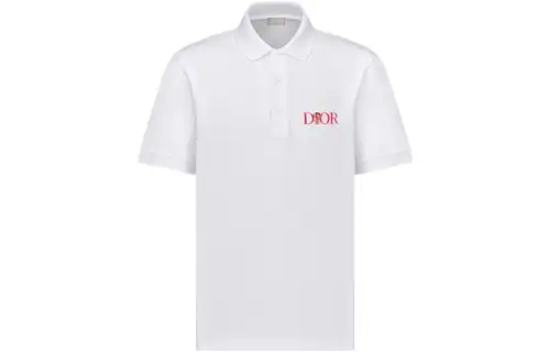 DIOR Dior Quarterly New Products Polo Shirt Men's White
