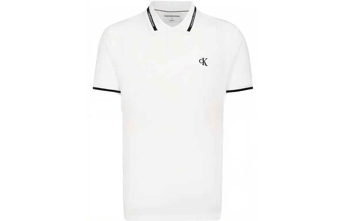 CALVIN KLEIN Polo Shirt Men's White