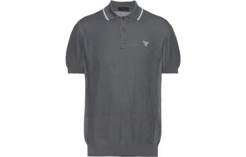 PRADA Polo Shirt Men's Dark Gray