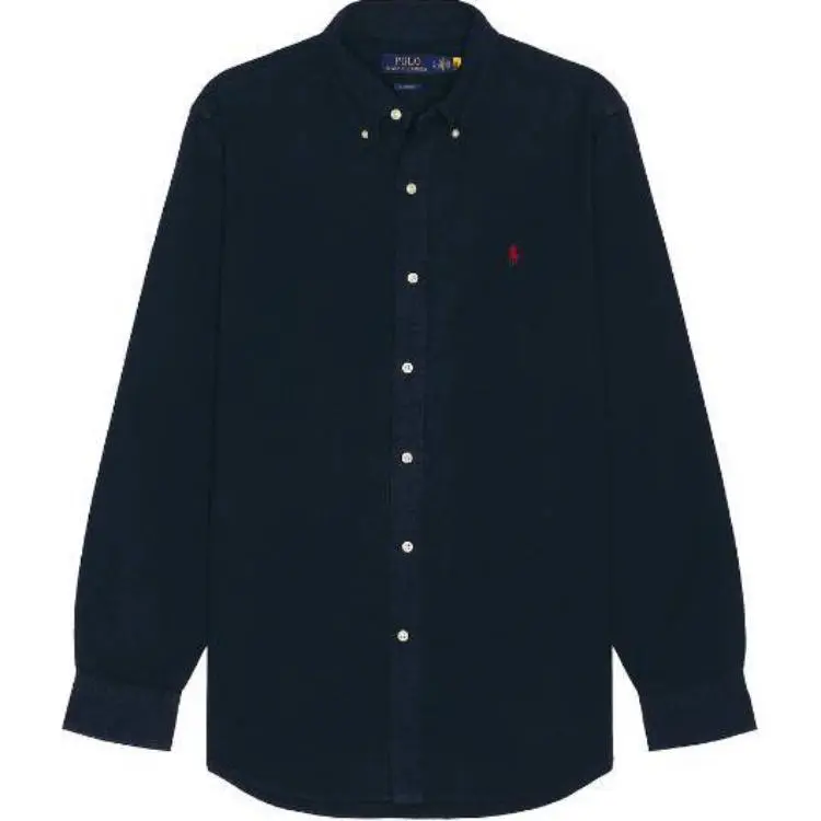Polo Ralph Lauren Shirt Classic Version Men's Marine Blue