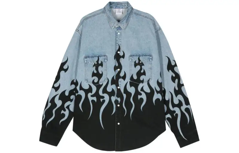 Vetements Fire Denim Shirt