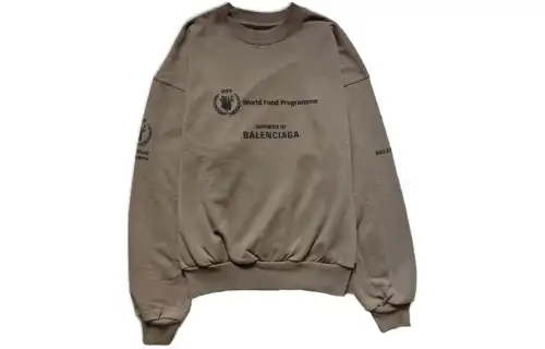 Balenciaga SS22 Sweatshirt Regular Fit Men's Brown