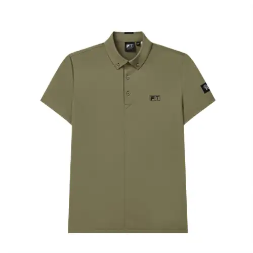 FILA Golf Polo Shirt Men's Umber Willow Green