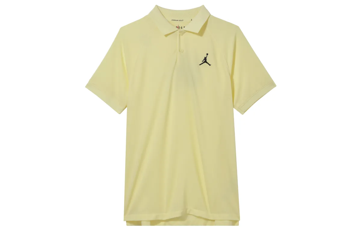 Jordan Dri-FIT Mens Sport Golf Polo Shirt 'Yellow'