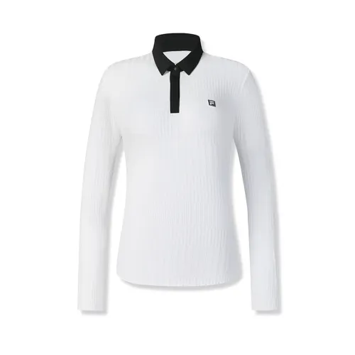 FILA Long Sleeved Polo Shirt Unisex