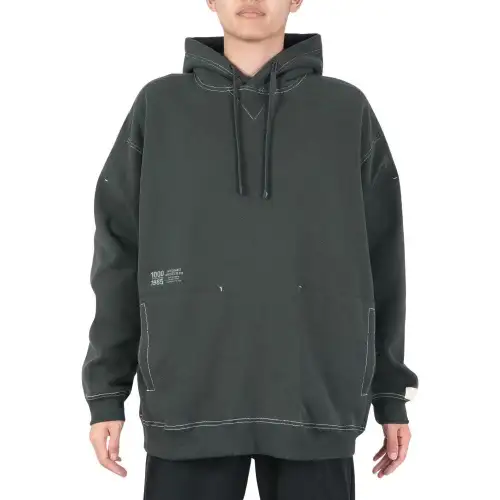 New Balance Sweatshirts Men's Dark Gray Hooded Moderate Regular