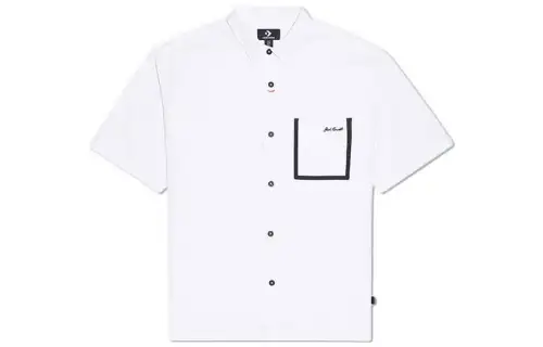 Converse Shirts Unisex White Lapel Moderate Other