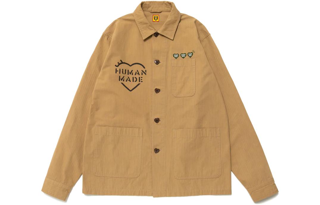 Унисекс рубашка Human Made HUMAN MADE Logo (белый)
