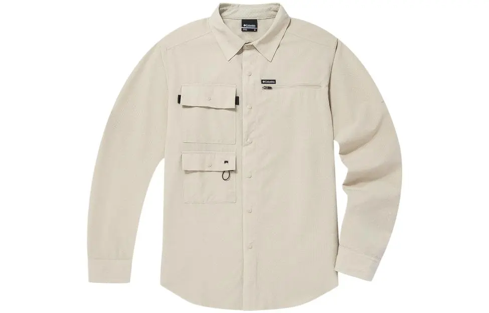Columbia Shirts Men's Apricot Lapel Moderate Other