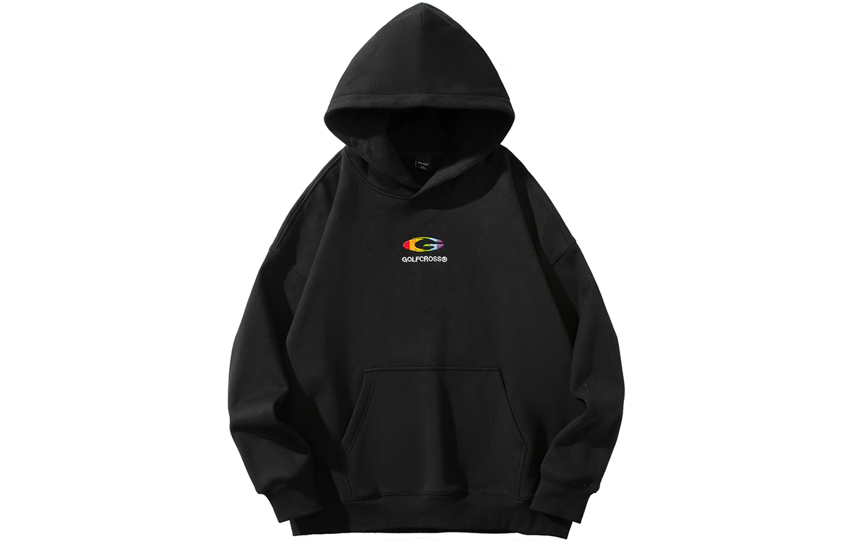 Худи GOLFCROSS (серое с вышивкой)