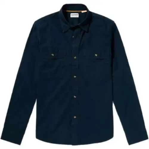 Timberland Shirts Men's Blue Lapel Moderate Other