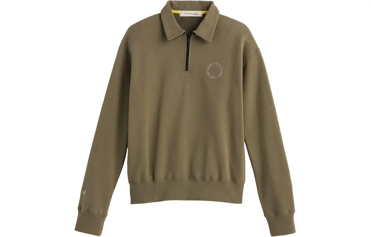 New Balance Sweatshirt Unisex Stealth Green