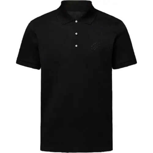Lv Damier Signature Polo Shirt