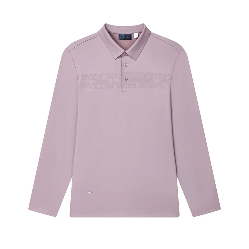 FILA Polo Shirt Men's Berry Pink