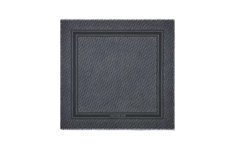 DIOR Knit Scarves Women's Dark Gray