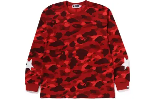 Bape Color Camo Relaxed Fit L/S Tee