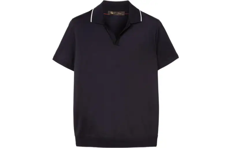 Loro Piana Waitaki polo-collar T-shirt