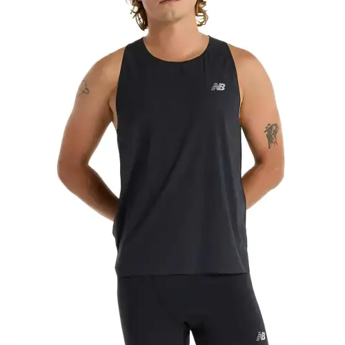New Balance Race Day Tank Top Men's Black