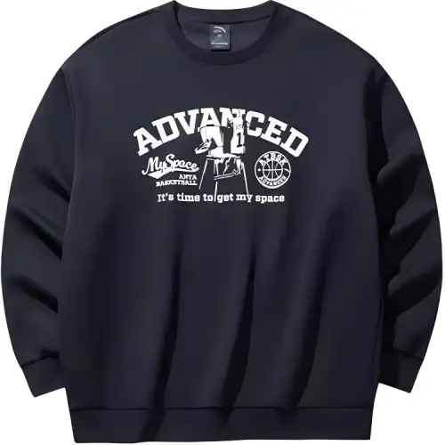 Anta Basketball Collection Sweatshirt Men's Basic Black