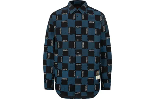 EVISU Shirts Men's Multicolor Lapel Moderate Shirt