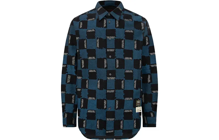 EVISU Shirts Men's Multicolor Lapel Moderate Shirt