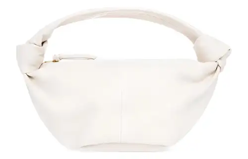 Bottega Veneta KNOT Cow Leather One Shoulder Handbag Mini Women's White