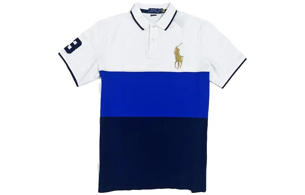 Polo Ralph Lauren Big Pony Polo Shirt Classic Version Men's Blue