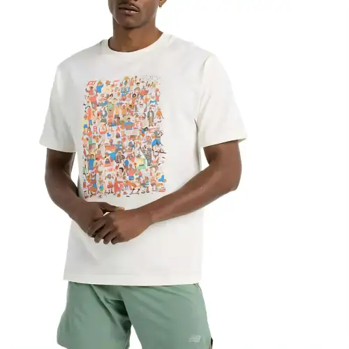 New Balance T Shirt Men's White