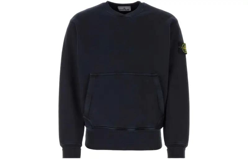 STONE ISLAND Logo Patch Crewneck Sweatshirt