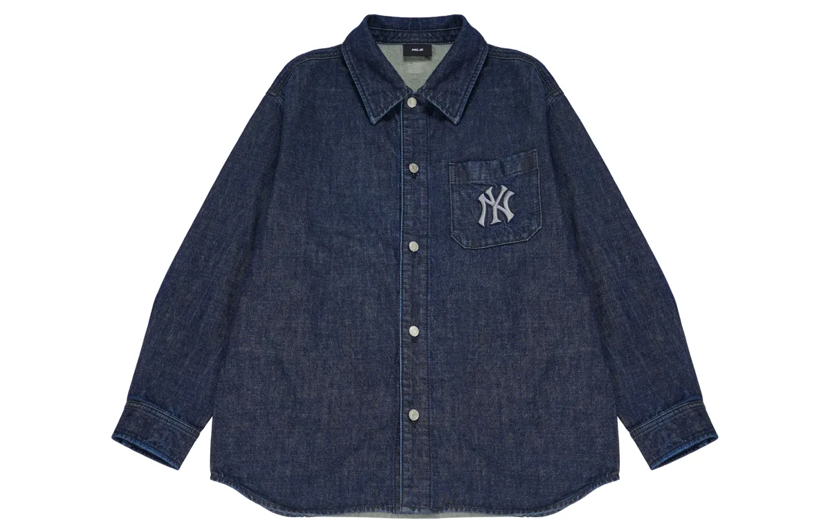 MLB New York Yankees Shirt Unisex Dark Marine Blue