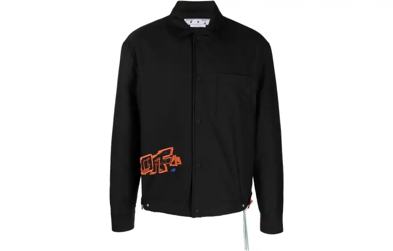 OFF-WHITE Buttoned Long-Sleeved Jacket