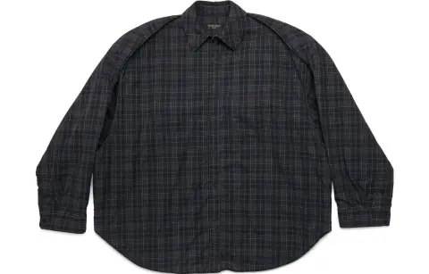 Balenciaga Checked Buttoned Shirt