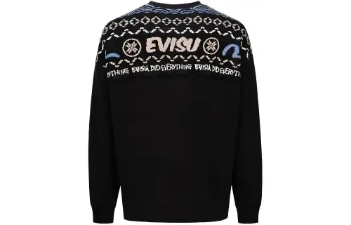 EVISU AW23 Sweatshirt Men's Black