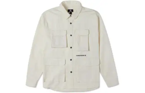 Converse Shirts Men's Beige Lapel Moderate Workwear