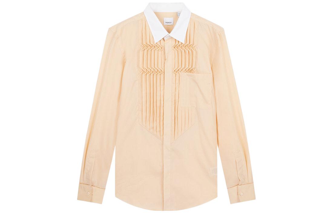 Мужская рубашка Burberry (абрикосово-желтая)
