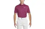 Nike Polo Shirts Men's Red Polo Collar Moderate Straight Fit