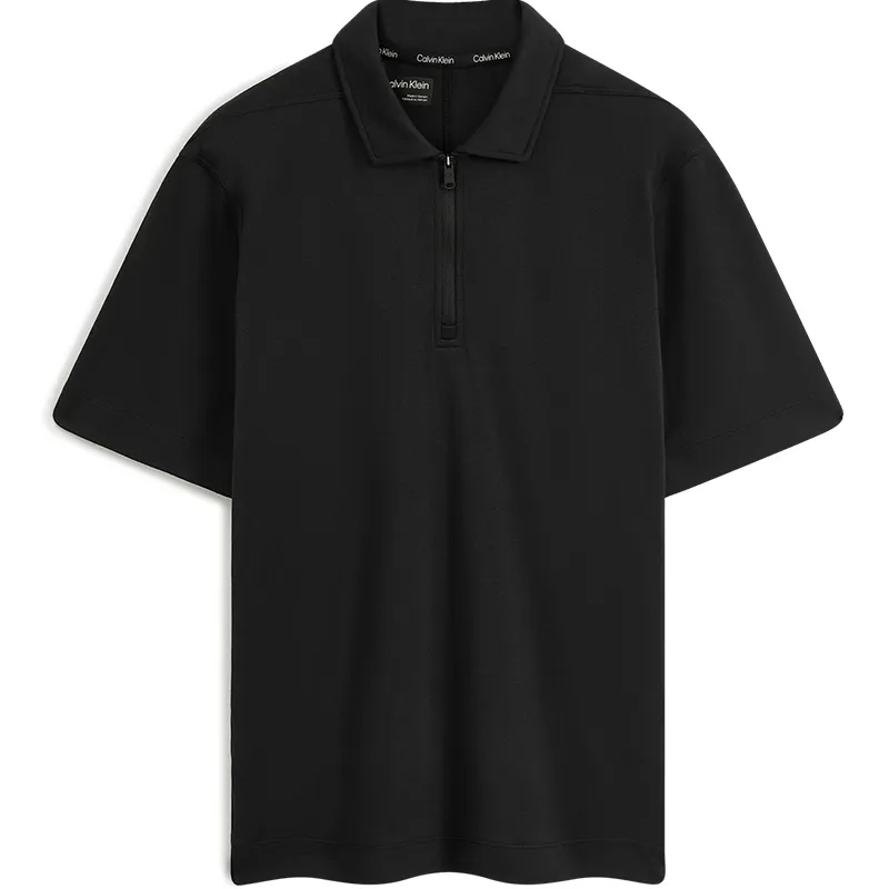 CALVIN KLEIN Polo Shirt Men's Space Black