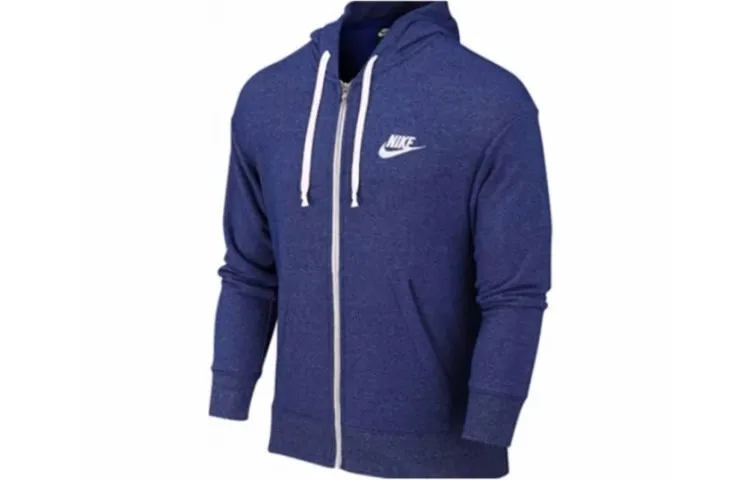 Nike Sweatshirts Men's Blue Hooded Moderate Regular