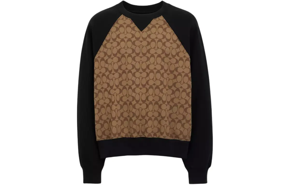 COACH Signature Crewneck Sweatshirt Men's Khaki