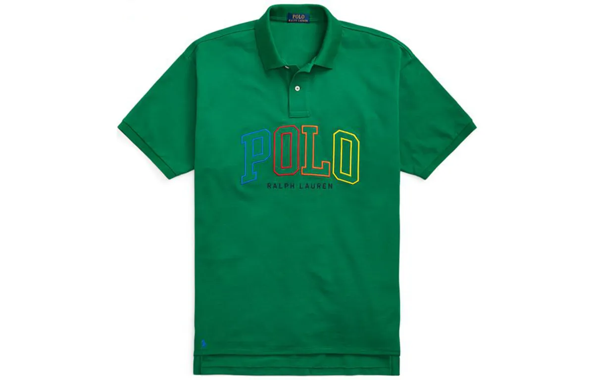 Polo Ralph Lauren SS23 Polo Shirt Large Size Men's Green