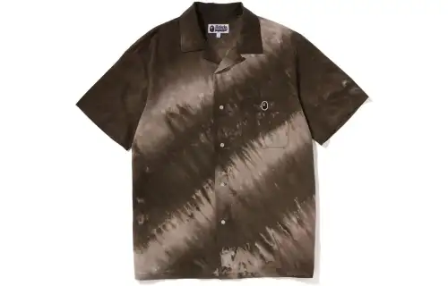 Bape Ape Head One Point Tie Dye Shirt