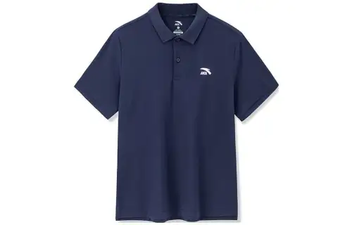 Anta Life Collection Polo Shirt Men's Dark Navy Blue