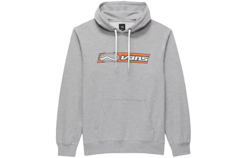 Vans Sweatshirts Men's Gray Hooded Moderate Regular