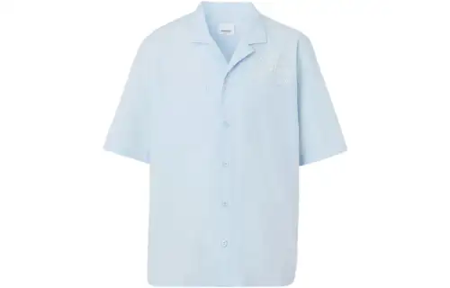 Burberry Shirt Men's Light Blue