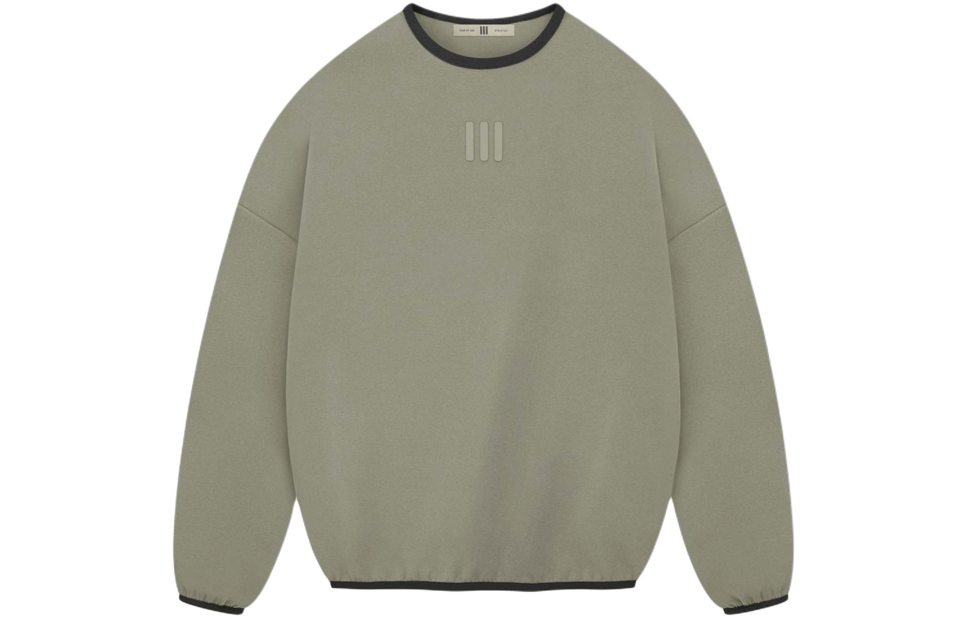 Худи Fear of God Athletics × adidas SS24 Suede Fleece (бежевое)