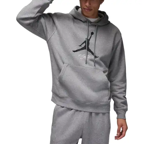 Jordan Fleece Hoodie Sweatshirt Men's Carbon Stone Color