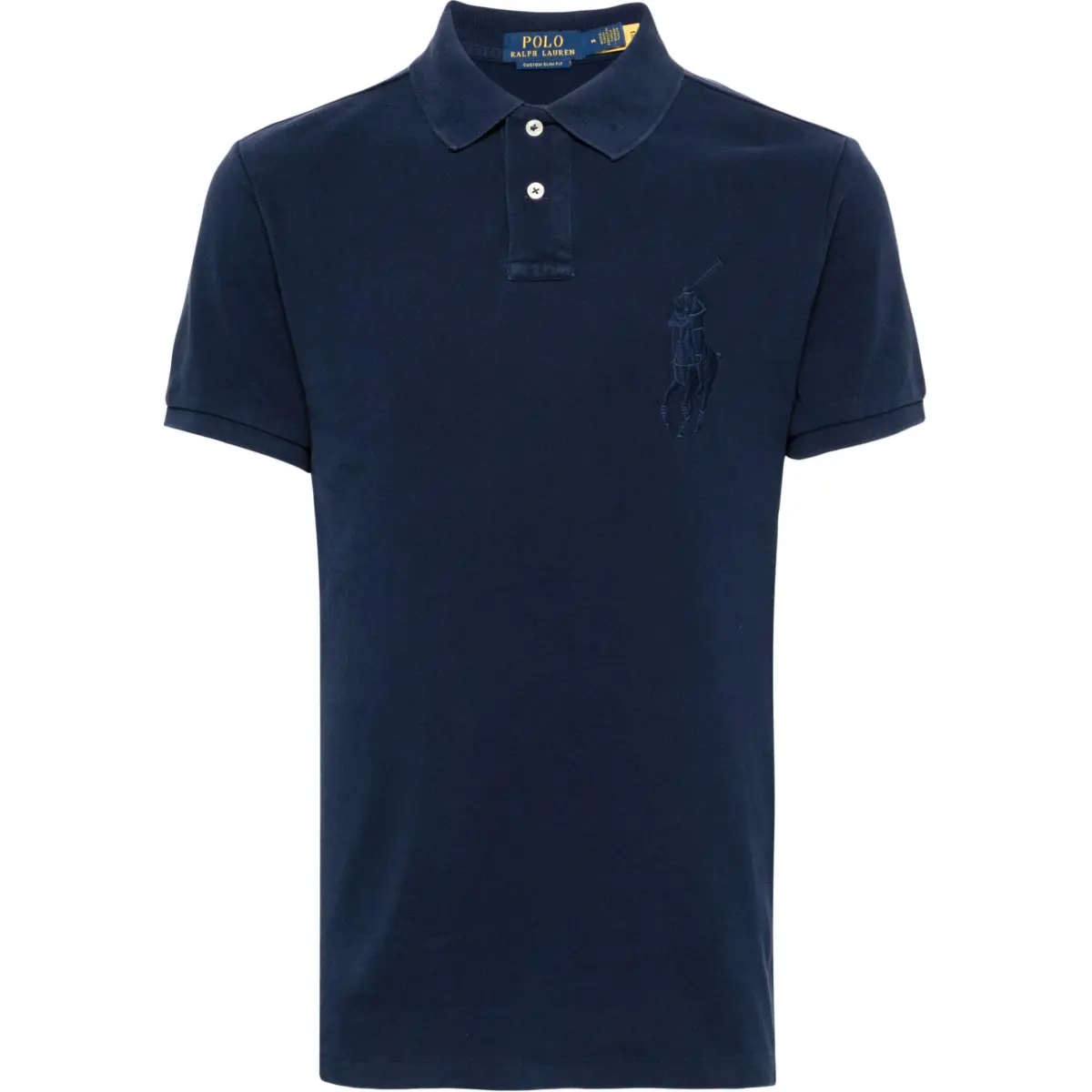 Polo Ralph Lauren Polo Shirt Custom Slim Fit Men's Marine Blue
